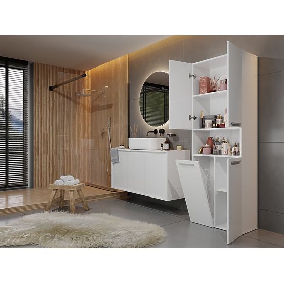 Bathroom Cabinet Nel 1K/DK WHITE