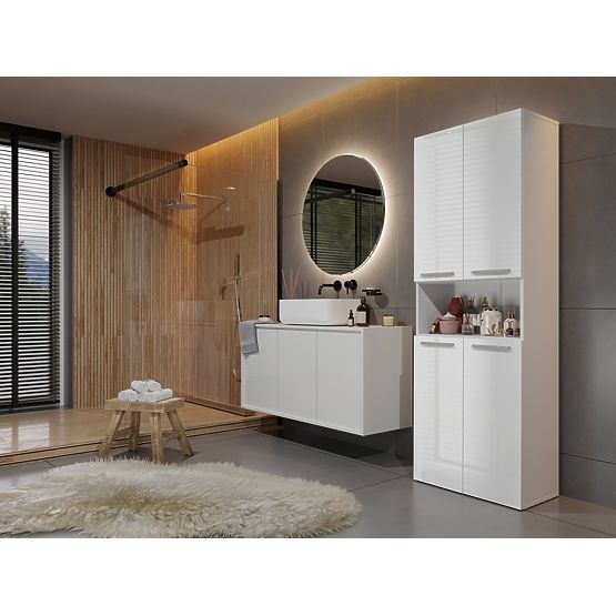 Bathroom Cabinet Nel 2K/DK WHITE GLOSS