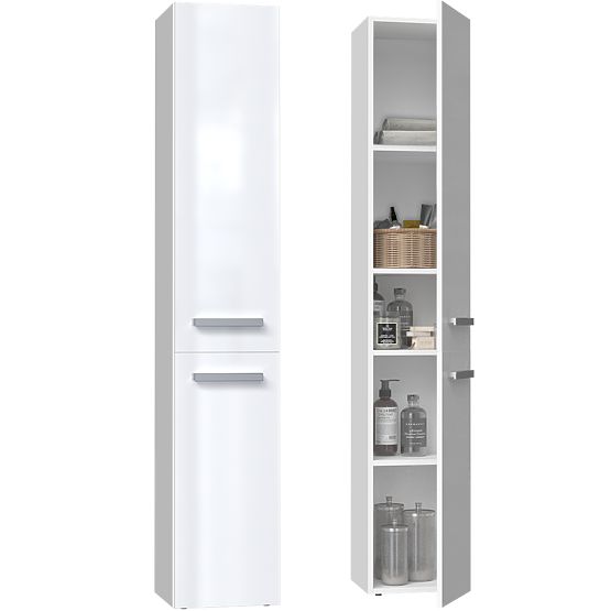 Bathroom Cabinet Nel II WHITE GLOSS