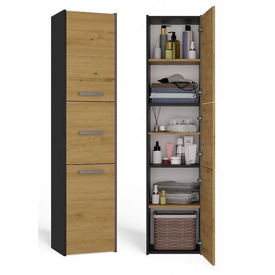 Bathroom Cabinet Sara S43 ANTHRACITE ARTISAN