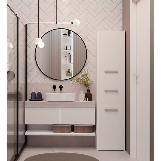 Bathroom Cabinet Sara S43 WHITE
