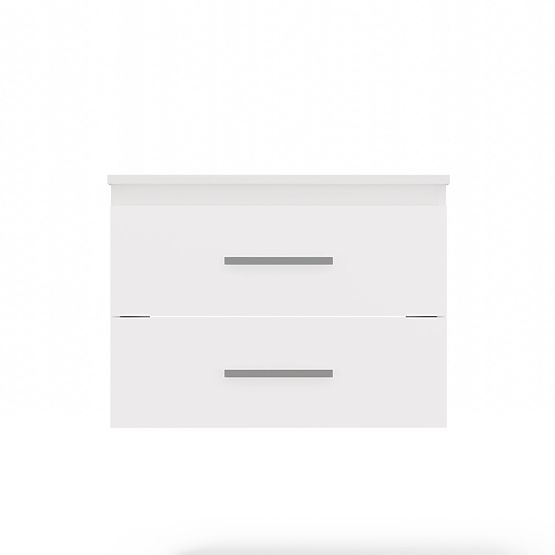 BATHROOM CABINET UNDER SINK NEL 60 WITH 2 DRAWERS WHITE