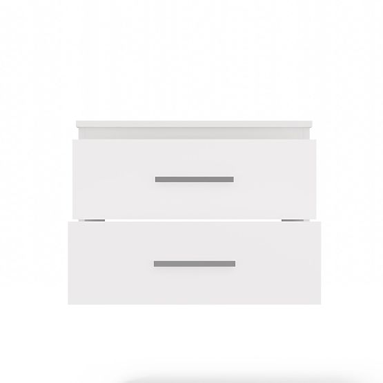 BATHROOM CABINET UNDER SINK NEL 60 WITH 2 DRAWERS WHITE