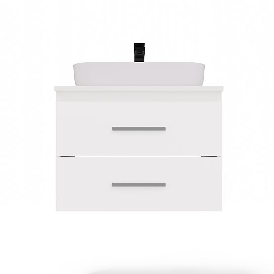 BATHROOM CABINET UNDER SINK NEL 60 WITH 2 DRAWERS WHITE