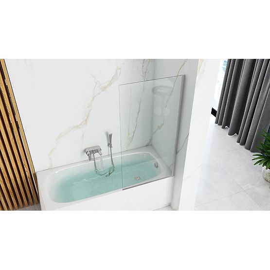 Bathtub Screen Rea Lagos Fix Fixed 70 Chrome