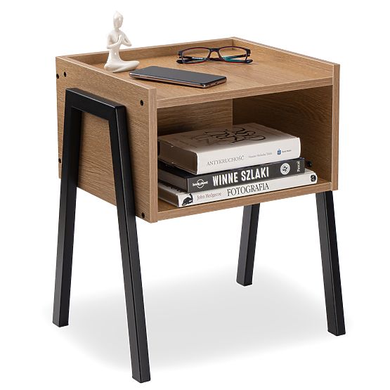 Bedside Table SKIVE MODERN OAK