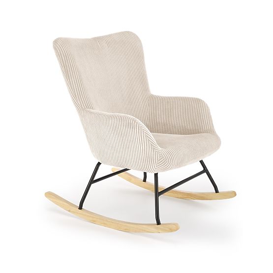 BELMIRO Relaxation Chair with Rocking Function, Cream (1p=1pc)