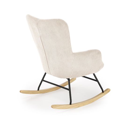 BELMIRO Relaxation Chair with Rocking Function, Cream (1p=1pc)