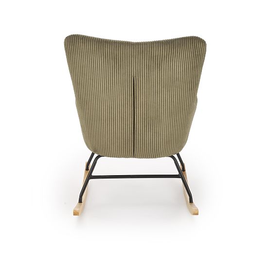 BELMIRO Relaxation Chair with Rocking Function, Olive (1p=1pc)