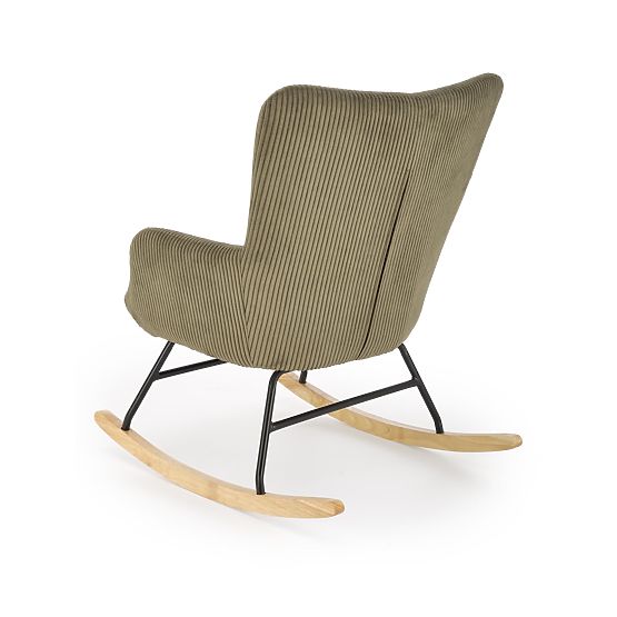 BELMIRO Relaxation Chair with Rocking Function, Olive (1p=1pc)