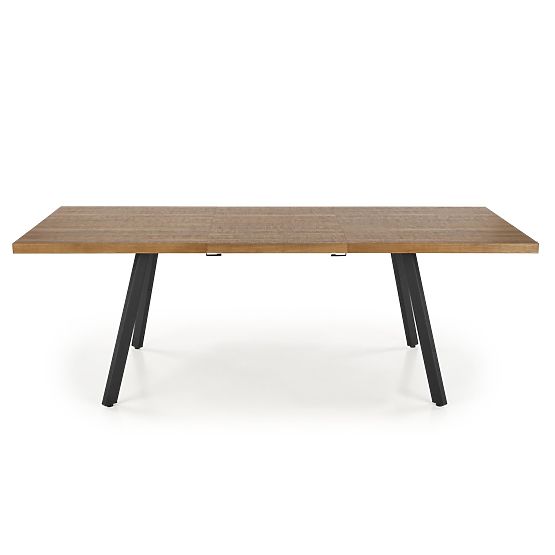 BERLIN Extendable Table 140-180 cm, Top - Walnut, Frame - Black (2p=1pc)