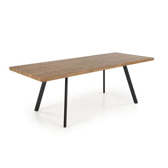 BERLIN Extendable Table 140-180 cm, Top - Walnut, Frame - Black (2p=1pc)