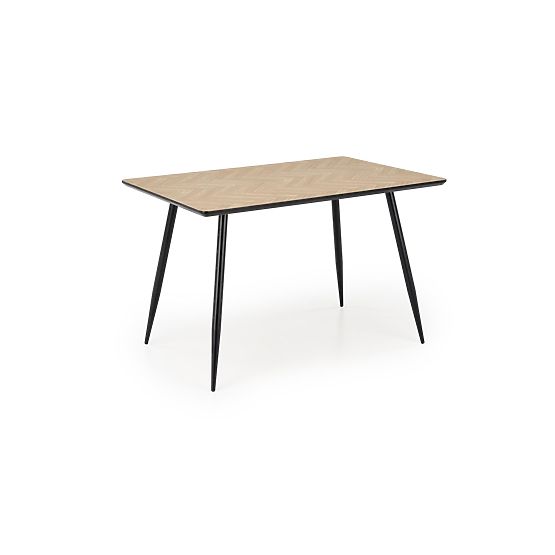 BERTO Table Top - Natural, Leg - Black (2p=1pc)