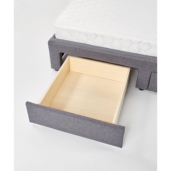 BETINA 160 Bed with Drawers Gray (4p=1pc)
