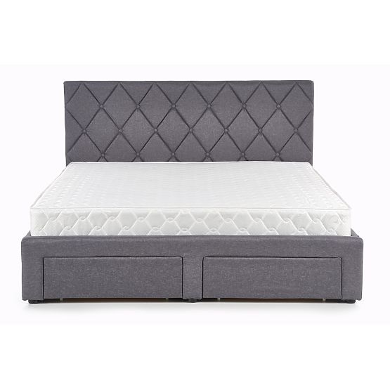 BETINA 160 Bed with Drawers Gray (4p=1pc)