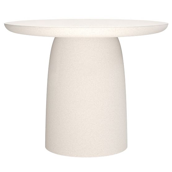 Biellora Garden Table 200 cm, Cement, Oval, Light Beige, Matte