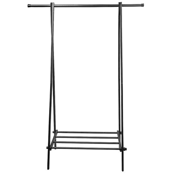 Black clothes hanger