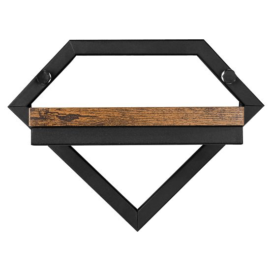 Black Metal Wall Planter Doron Rustic Loft