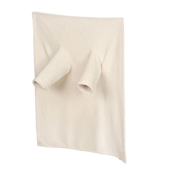 Blanket CASHMERE TOUCH with sleeves - 150 x 210 cm (beige)