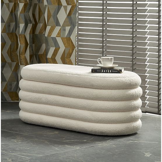 BLISS Bench with Storage, Cream (1p=1pc)