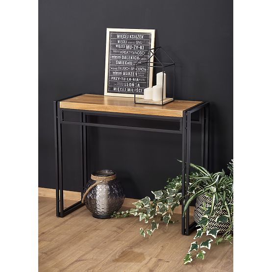 BOLIVAR KN1 Console Golden Oak / Black (1p=1pc)