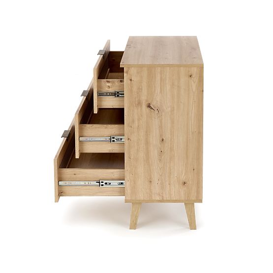 BORNEO KM-2 Sideboard Oak Artisan/Black