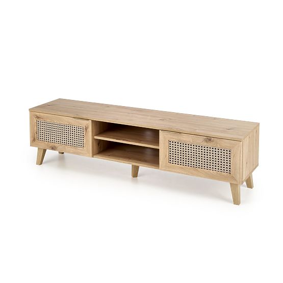 BORNEO RTV-1 TV Stand Artisan Oak/Black (1p=1pc)