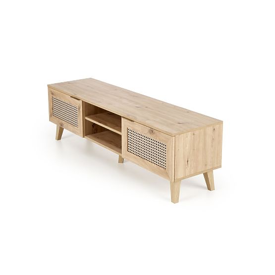 BORNEO RTV-1 TV Stand Artisan Oak/Black (1p=1pc)