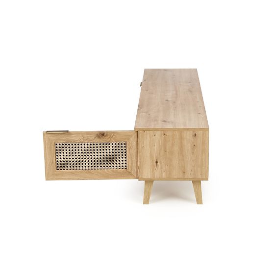BORNEO RTV-1 TV Stand Artisan Oak/Black (1p=1pc)