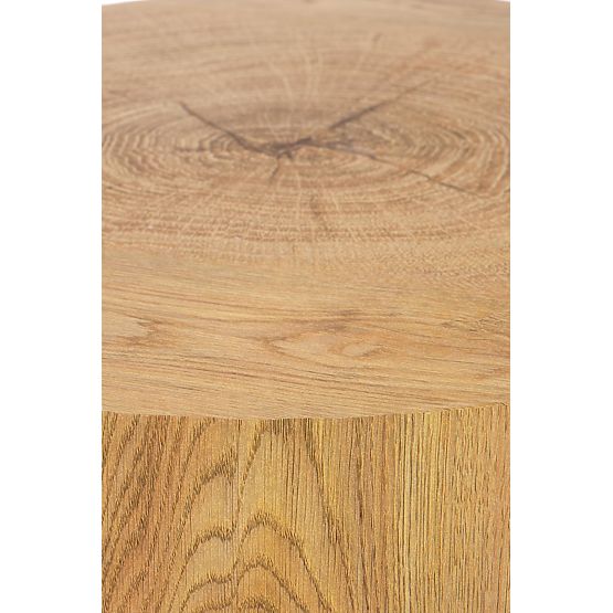 BROOKLYN-S Coffee Table Natural Oak/Black (1p=1pc)