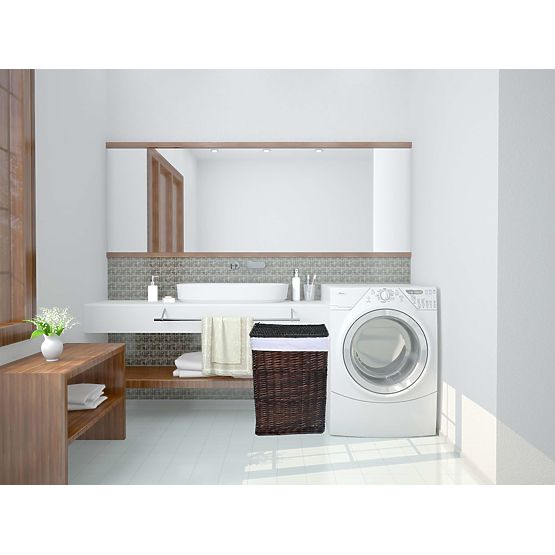 Brown Wicker Basket 114 L