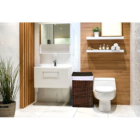 Brown Wicker Basket 114 L