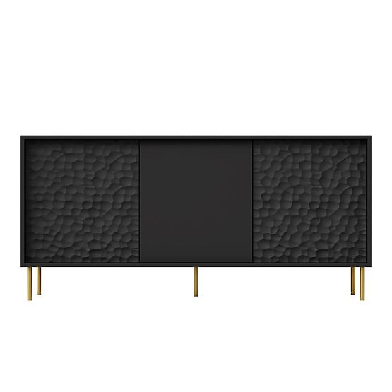 BULLET KM-1 Black Dresser, Legs: Gold (2P=1PC)