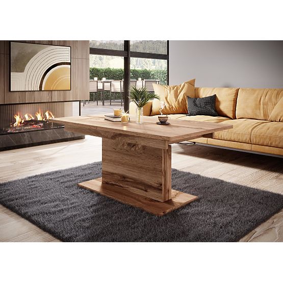 BUSETTI Coffee Table Top: Oak Wotan, Legs: Oak Wotan (2p=1pc)