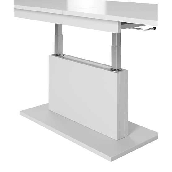 BUSETTI Coffee Table Top: White Matte, Legs: White Matte (2p=1pc)