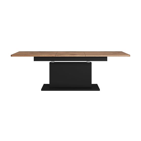 BUSETTI Coffee Table Top: Wotan Oak, Legs: Matte Black (2p=1pc)