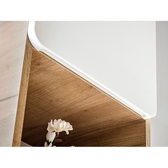 Cabinet for countertop sink 60 cm 2 drawers