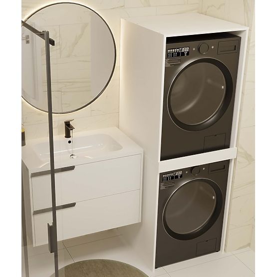 Cabinet for Washing Machine and Dryer POLA TWIN White