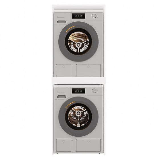 Cabinet for Washing Machine and Dryer POLA TWIN White