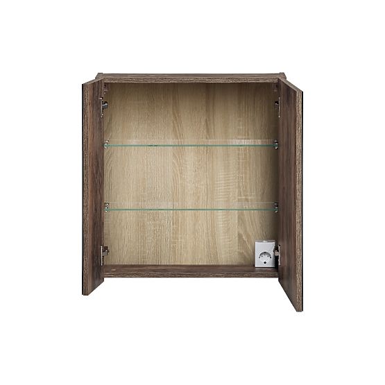 Cabinet with Mirror 60cm 2 Doors