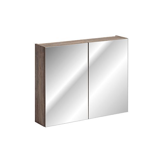 Cabinet with Mirror 80 cm 2 Doors