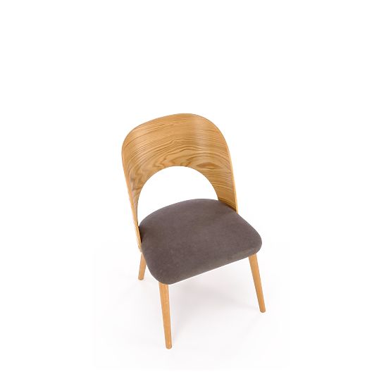 CADIZ Chair Natural Oak / Gray (1p=2pcs)