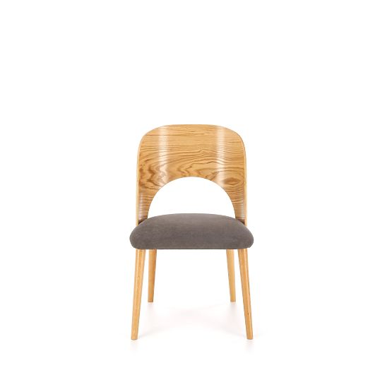 CADIZ Chair Natural Oak / Gray (1p=2pcs)