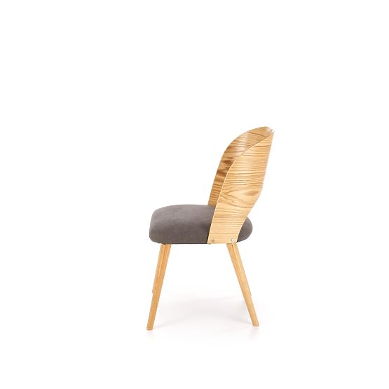 CADIZ Chair Natural Oak / Gray (1p=2pcs)