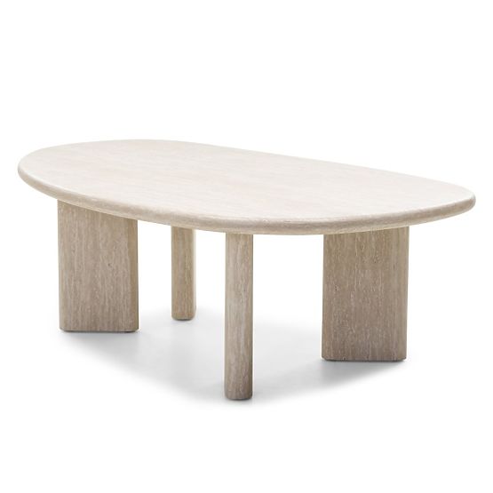 Cameron Coffee Table 130 cm, Travertine