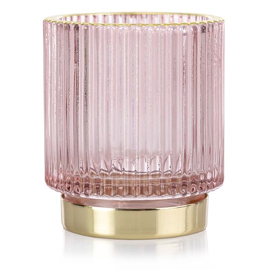 Candle Holder POMPEY Powder Pink ameliahome