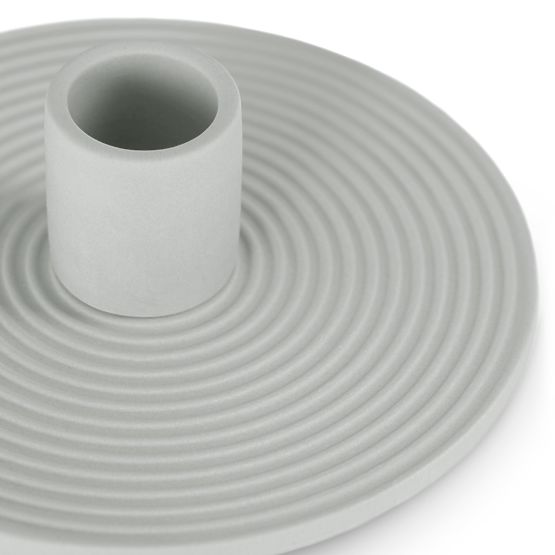 Candleholder MORAB Grey Color Boho Style for Interior AmeliaHome