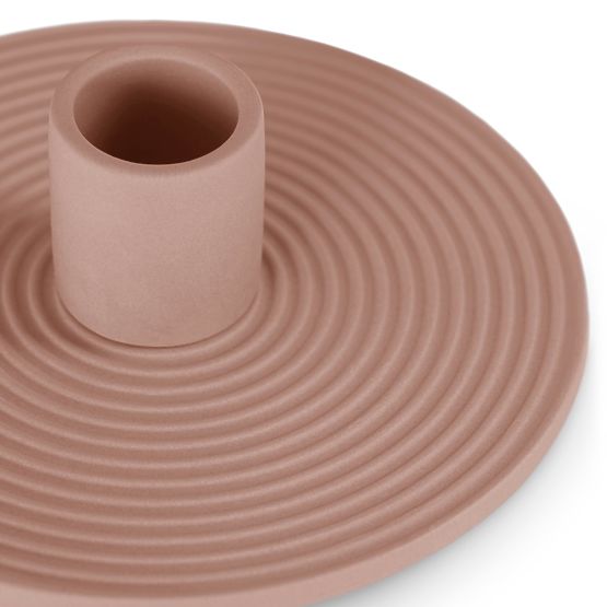 Candleholder MORAB Powder Pink Boho Style for Interior AmeliaHome