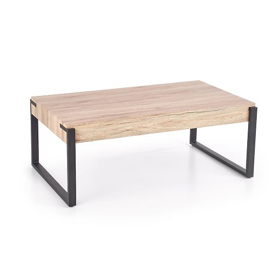 CAPRI Coffee Table Oak San Remo / Black (1p=1pc)