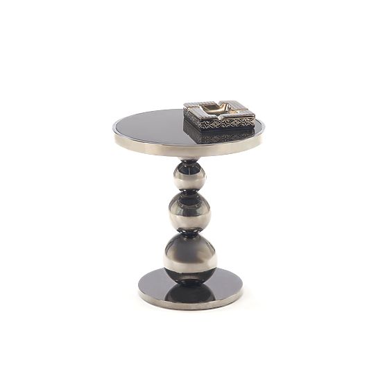CARLA coffee table, black/silver (1p=1pc)